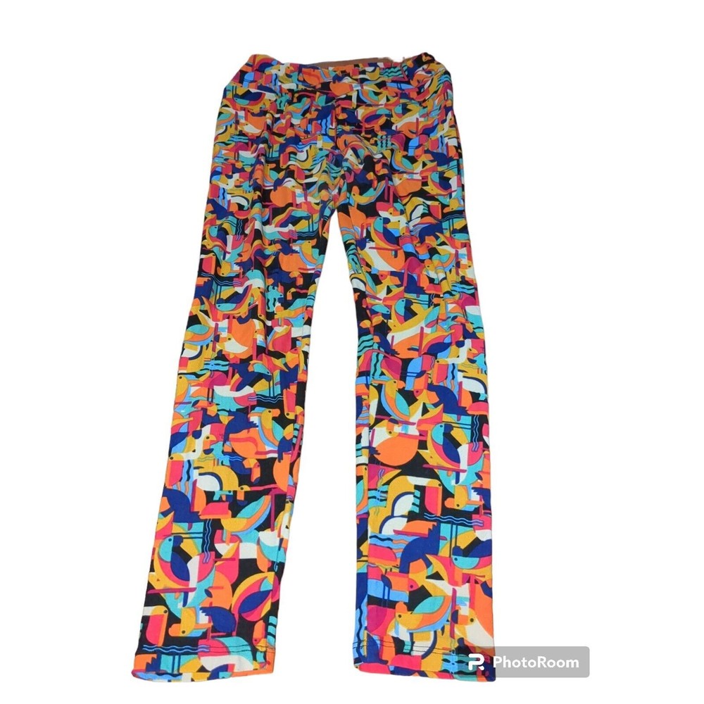 Lularoe Leggings One Size OS Multicolor Toucan Birds Bright Colors. - Picture 2 of 12